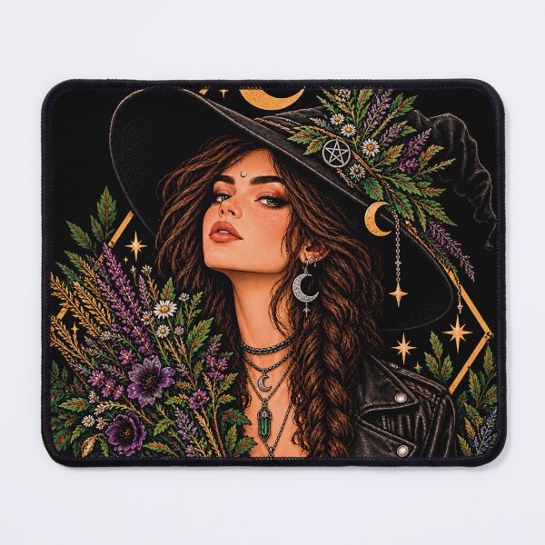 Item preview, Gothic Witch Drinking Coffee Witchy Vibes designed and sold by CrazySzoopWorld.