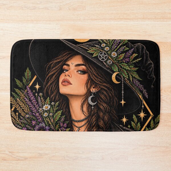 Item preview, Gothic Witch Drinking Coffee Witchy Vibes designed and sold by CrazySzoopWorld.