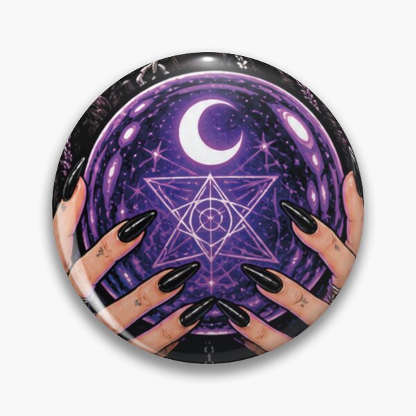 Item preview, Neo Witch Gothic Occult Magic Crystal Ball designed and sold by CrazySzoopWorld.