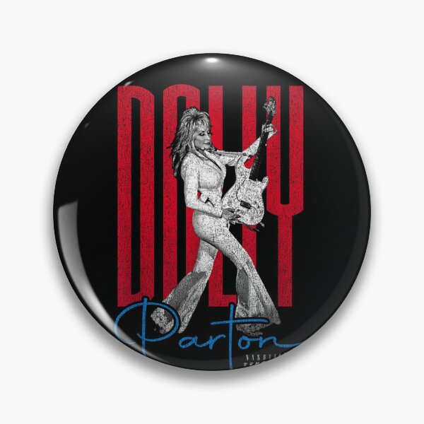 Item preview, Dolly Parton Red Cracked Background White Outfit Playing Electric Guitar designed and sold by choudane.