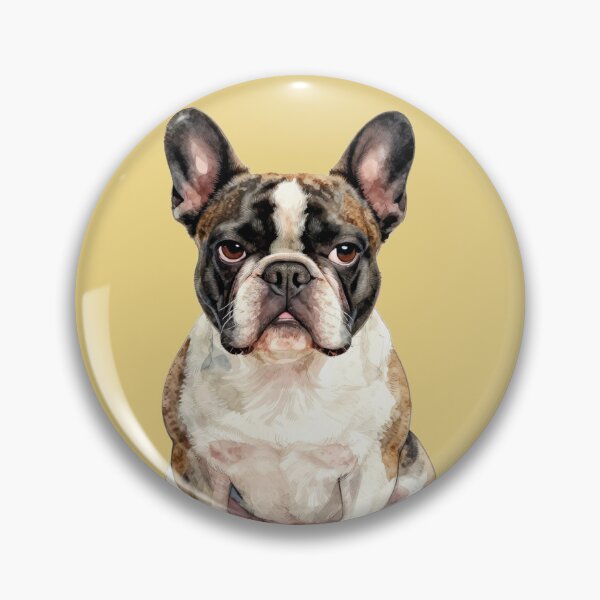 Item preview, Cute French Bulldog Watercolor Portrait designed and sold by WildArtIT.