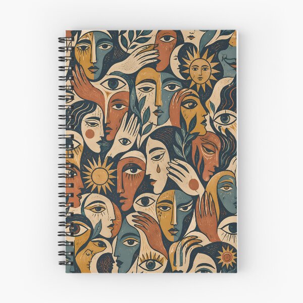 Item preview, Anxiety Mosaic – Faces Under Watchful Eyes designed and sold by SVox.
