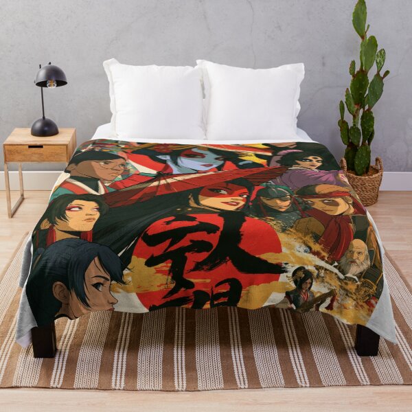 Item preview, Samurai Warriors Poster | Japanese Fantasy Art Print Red Aesthetic designed and sold by Affiches29 Animé .