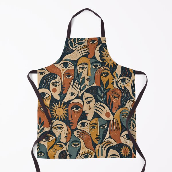 Item preview, Anxiety Mosaic – Faces Under Watchful Eyes designed and sold by SVox.