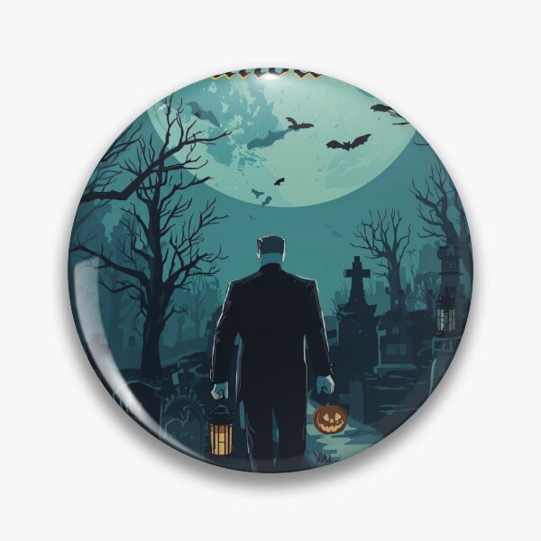 Item preview, Frankenstein's Midnight Halloween designed and sold by Deezyned.