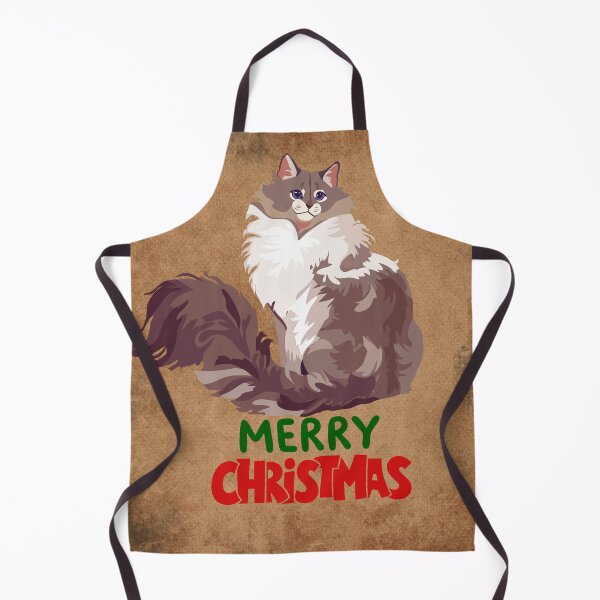 Item preview, Cute Maine Coon Cat Merry Christmas Holiday Art designed and sold by stormk10.