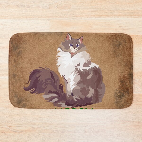 Item preview, Cute Maine Coon Cat Merry Christmas Holiday Art designed and sold by stormk10.