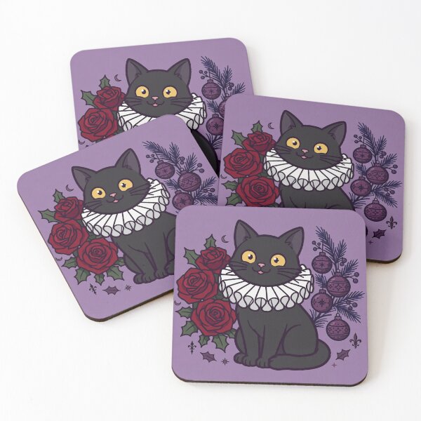 Item preview, Gothmas Queen: Black Cat in a Victorian Ruff designed and sold by Odd-jack.