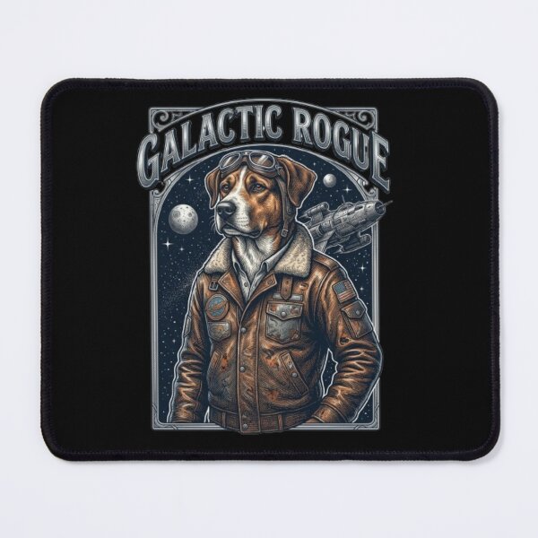 Item preview, Galactic Rogue Funny Space Opera Dog Sci-Fi Adventure Movie Lover Gift designed and sold by FurRealStudioCo.