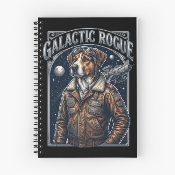 Item preview, Galactic Rogue Funny Space Opera Dog Sci-Fi Adventure Movie Lover Gift designed and sold by FurRealStudioCo.