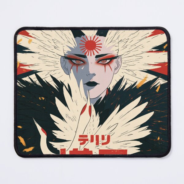 Item preview, Samurai Warriors Poster | Japanese Fantasy Art Print Red Aesthetic designed and sold by Affiches29 Animé .