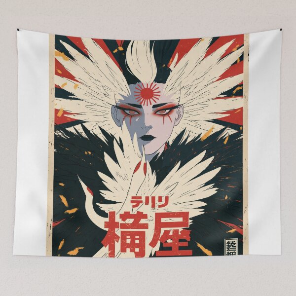 Item preview, Samurai Warriors Poster | Japanese Fantasy Art Print Red Aesthetic designed and sold by Affiches29 Animé .
