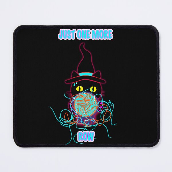 Item preview, Just One More Row Cat – Funny Knitting Sticker designed and sold by ArtyWares.