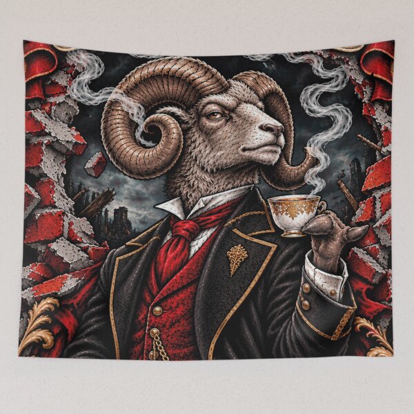 Item preview, Aries Zodiac Gentleman Ram Obstacles Are Just Suggestions designed and sold by CrazySzoopWorld.