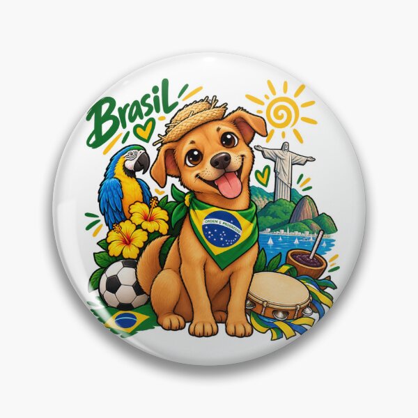 Item preview, Brazilian Caramelo Dog – Cute Brazil Travel & Culture Design designed and sold by JrNergal.