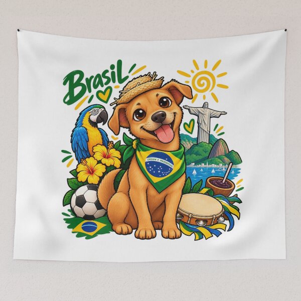 Item preview, Brazilian Caramelo Dog – Cute Brazil Travel & Culture Design designed and sold by JrNergal.