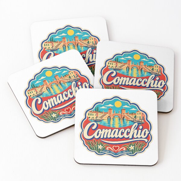 Item preview, Comacchio Italy Travel Souvenir Painted Italian Sign designed and sold by VisualArtsOasis.