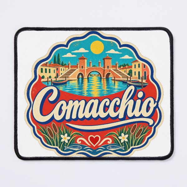 Item preview, Comacchio Italy Travel Souvenir Painted Italian Sign designed and sold by VisualArtsOasis.