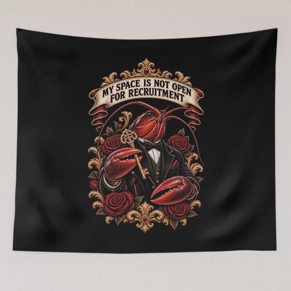 Item preview, Cancer Zodiac Crab My Space Is Not Open For Recruitment designed and sold by CrazySzoopWorld.