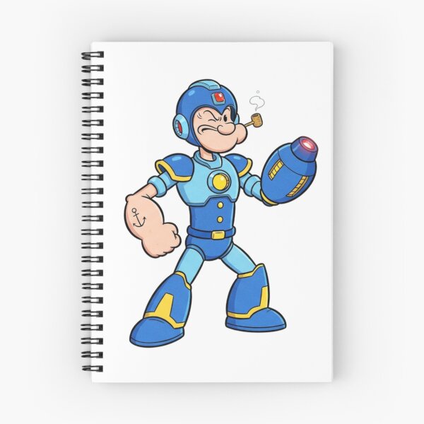 Item preview, Popeye'' dressed as ''Mega Man'' designed and sold by gorillazone_co.