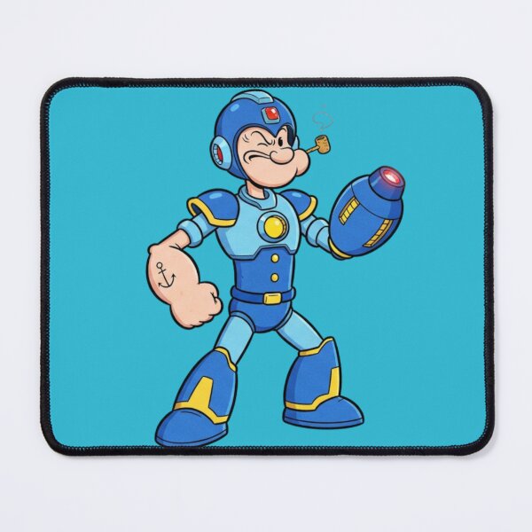 Item preview, Popeye'' dressed as ''Mega Man'' designed and sold by gorillazone_co.