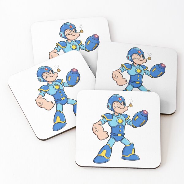 Item preview, Popeye'' dressed as ''Mega Man'' designed and sold by gorillazone_co.