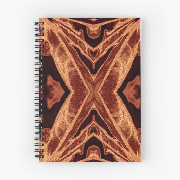 Item preview, Copper X Kaleidoscope – Luxurious Abstract Pattern designed and sold by SulkaCreative.