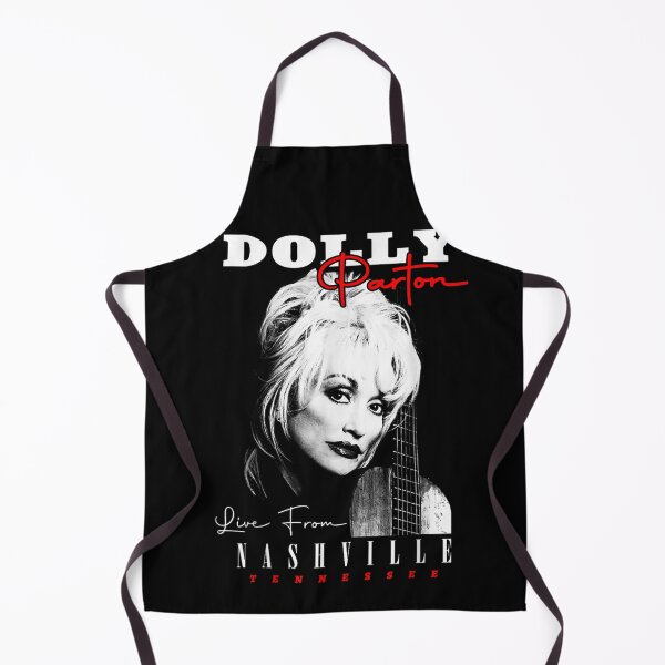 Item preview, Dolly Parton Live From Nashville Tennessee Black White Guitar Portrait designed and sold by choudane.