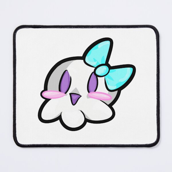 Item preview, Cutie Skull Cyan Bow Ghost designed and sold by Nariiet.