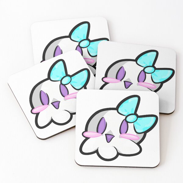 Item preview, Cutie Skull Cyan Bow Ghost designed and sold by Nariiet.