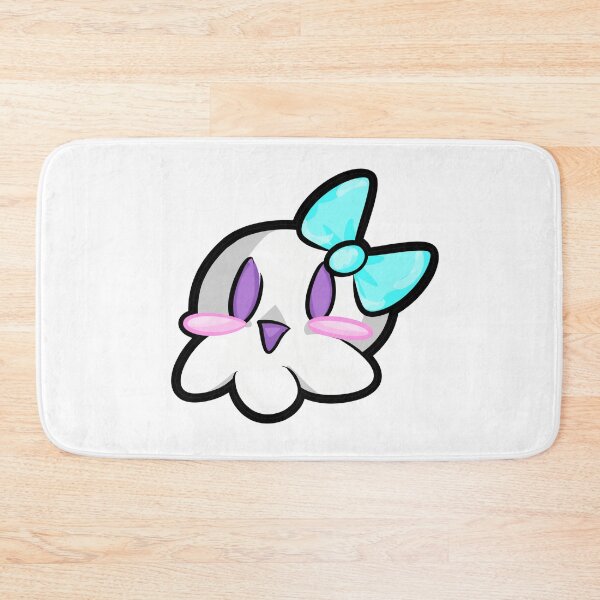 Item preview, Cutie Skull Cyan Bow Ghost designed and sold by Nariiet.