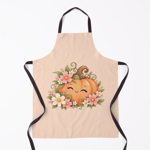 Item preview, Cute Kawaii Pumpkin Floral Autumn Sticker Pastel Cottagecore designed and sold by StickyDelights.