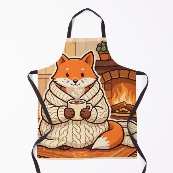 Item preview, Cozymaxxing: Sweater Fox by the Fire designed and sold by Odd-jack.