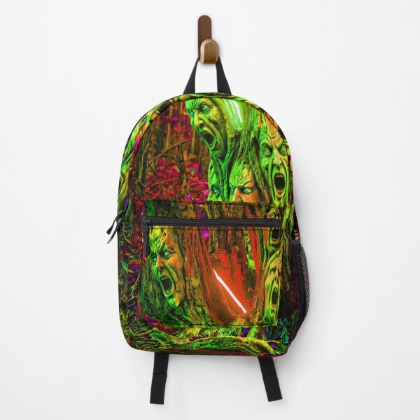 Item preview, SCREAMING FACED NEON TREE designed and sold by NOIMION DIGITAL ART.