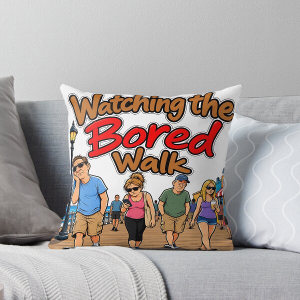Item preview, Watching the Bored Walk – Funny Senior Beach Boardwalk T-Shirt designed and sold by gooeybanana.
