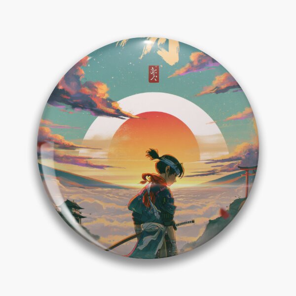 Item preview, Samurai Warriors Poster | Japanese Fantasy Art Print Red Aesthetic designed and sold by Affiches29 Animé .