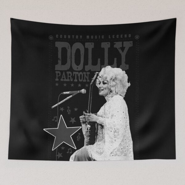 Item preview, Dolly Parton Country Music Legend Performing Guitar Stage Stars designed and sold by choudane.