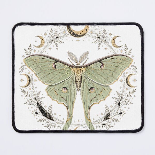 Item preview, Luna Moth Vintage Dark Academia Entomology Sticker designed and sold by dostielee.