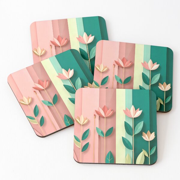 Item preview, Colorful Paper Cut Flowers designed and sold by Vicky Brago-Mitchell®.
