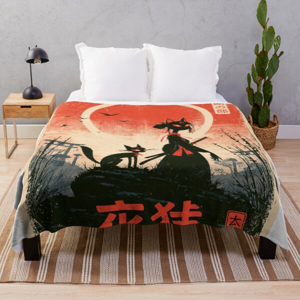 Item preview, Samurai Warriors Poster | Japanese Fantasy Art Print Red Aesthetic designed and sold by Affiches29 Animé .