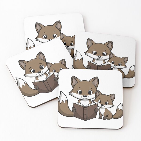 Item preview, Cute animal reading  designed and sold by AfterHourNotes.
