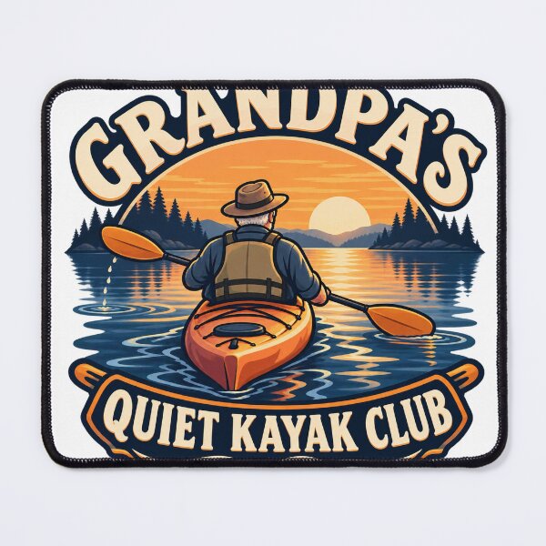 Item preview, Grandpa’s Quiet Kayak Club designed and sold by Trends Art Creations .