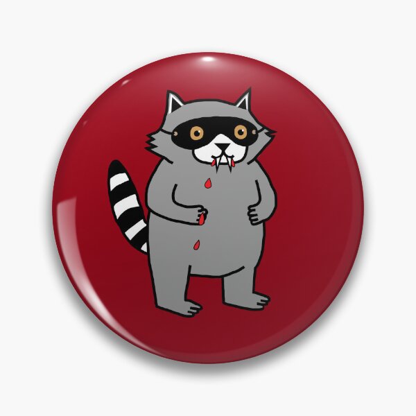 Item preview, Halloween Vampire Raccoon designed and sold by ellenhenry.