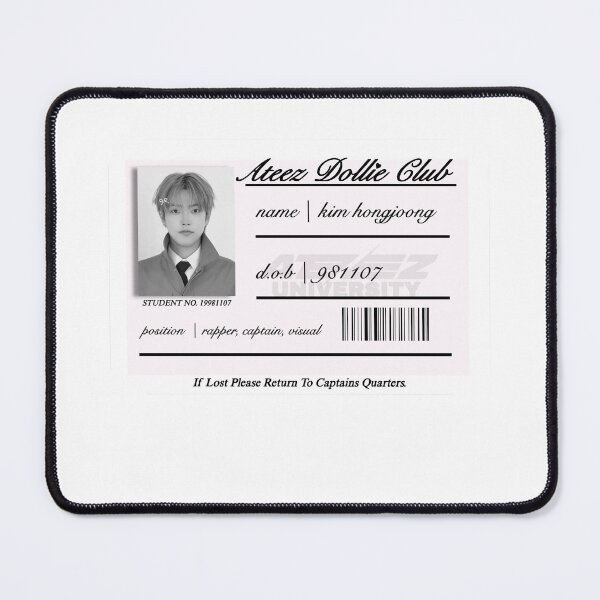 Item preview, Ateez Hongjoong School ID Sticker designed and sold by daintymingi.