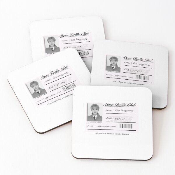 Item preview, Ateez Hongjoong School ID Sticker   designed and sold by daintymingi.