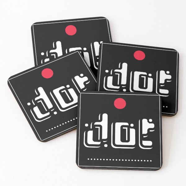 Item preview, Minimalist Dot Typography Black and White designed and sold by photossmirnov.