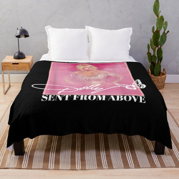 Item preview, Dolly Parton Sent From Above Pink Sparkle Dress Butterfly Signature designed and sold by choudane.