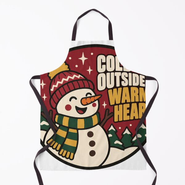 Item preview, Snowman Gift - Cold Outside Warm Heart designed and sold by RedRubyBubble.