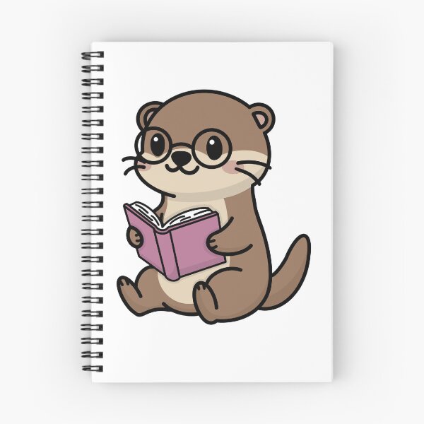 Item preview, Cute animal reading  designed and sold by AfterHourNotes.