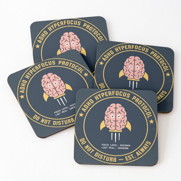 Item preview, Hyperfocus Mode Activated – ADHD Humor Illustration designed and sold by MOSIDRIP™.